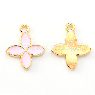 Подвески из эмалевого сплава с покрытием из легкого золота X-ENAM-R136-15B-1