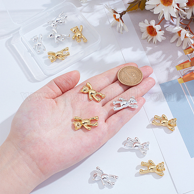 12шт 2 цвета латунные подвески KK-ME0001-36-1