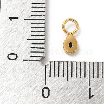 Ионное покрытие (ip) нержавеющая сталь 304 с подвесками из стразов STAS-G351-18G-01-1