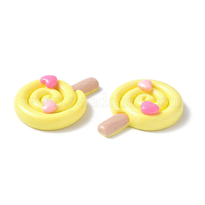 Непрозрачные кабошоны из смолы CRES-P023-03-1