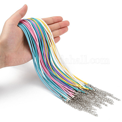 Изготовление ожерелья из вощеного шнура 36 шт. NCOR-FS0001-04-1