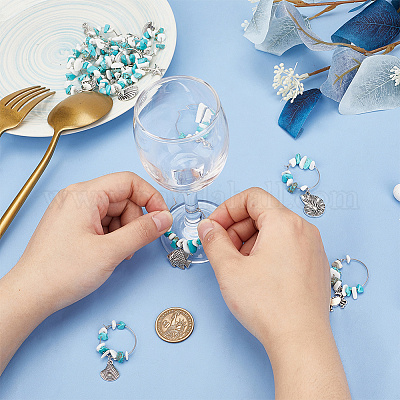 18 шт. 18 стиля подвески для бокалов из хирургической нержавеющей стали 316 AJEW-FG00002-1