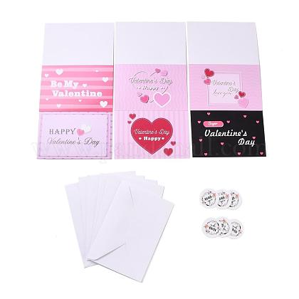 Rectangle Paper Greeting Cards DIY-F096-03-1