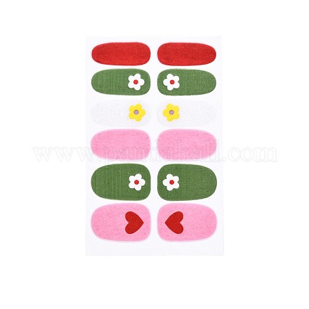 Цветочная серия наклейки для ногтей с полным покрытием MRMJ-T109-WSZ497-1