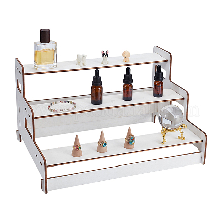 3-ярусные деревянные полукруглые подставки для десертов ODIS-WH0030-183B-1