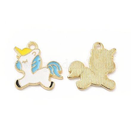 Подвески из эмали и сплава ENAM-M052-07G-A-1