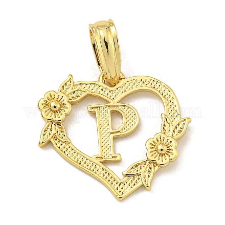 Подвески сердце латуни KK-I714-04G-P-1