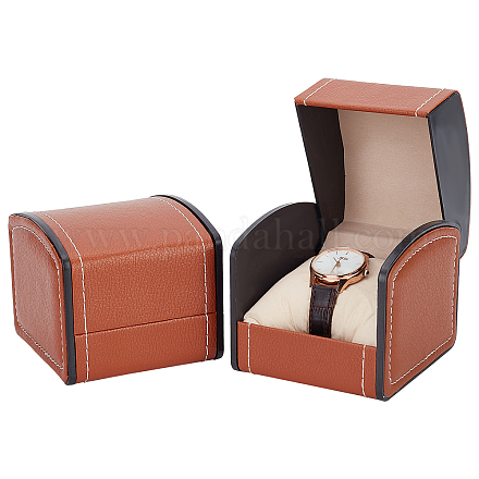 NBEADS 2 Pcs PU Leather Watch Box CON-WH0086-030A-1