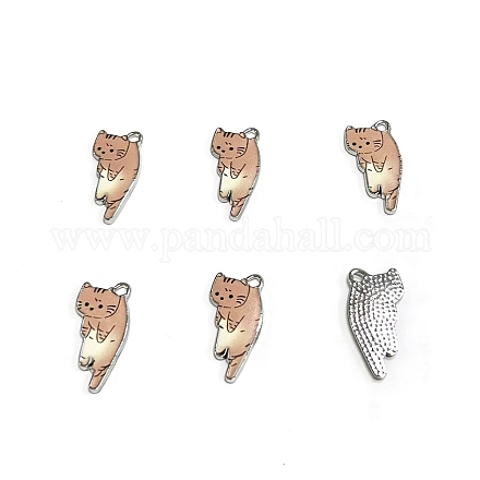 Печатные эмали подвески сплава&nbsp;ENAM-N063-01E-P01-1