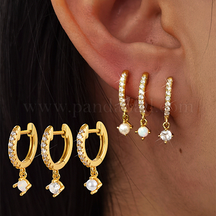 Элегантные серьги-кольца из стерлингового серебра s925 PJ3202-1