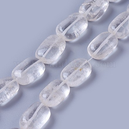 Chapelets de perles en cristal de quartz naturel G-I231-13-1