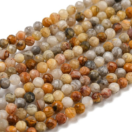 Natural Crazy Agate Beads Strands G-K020-3mm-29-1