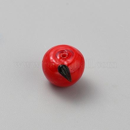 Фруктовые бусины ручной работы лэмпворк LAMP-CJC0011-13A-1