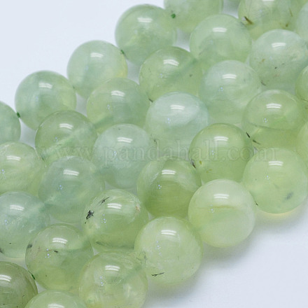 Chapelets de perles en préhnite naturelle G-L478-36-14mm-1