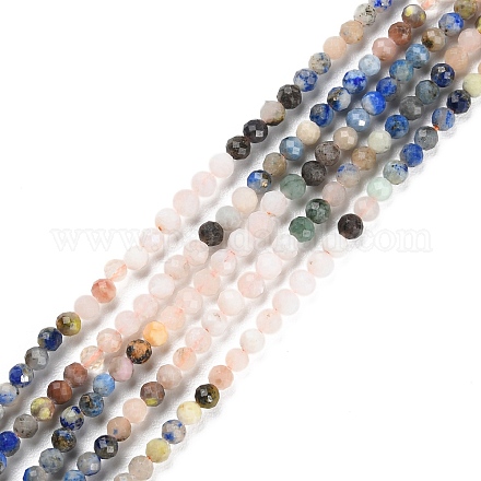 Un mélange naturel de pierres fines perles brins G-P500-01B-02-1