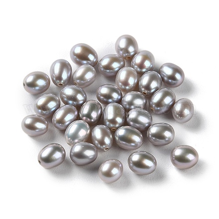 Perle di perle d'acqua dolce coltivate naturali tinte PEAR-E020-12-1