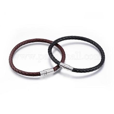 Braided Leather Bracelet Making MAK-E659-03-1
