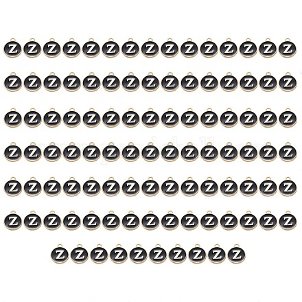Charms aus vergoldeter Emaille-Legierung ENAM-SZ0001-26B-Z-1