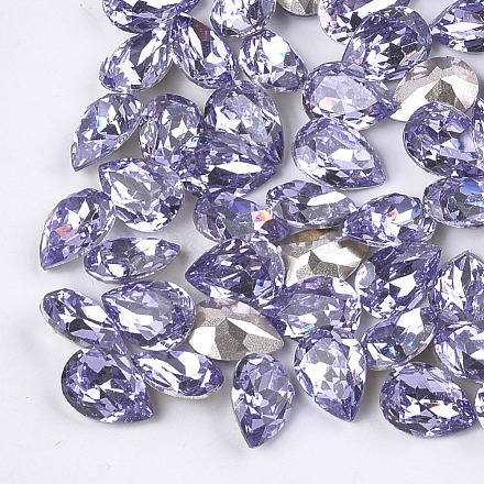 Pointed Back Resin Rhinestone Cabochons CRES-S380-6x8mm-B16-1