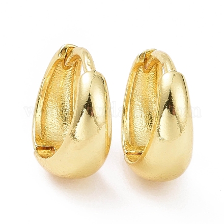 Массивные серьги-кольца из латуни с реечным покрытием для женщин KK-E033-08G-03-1