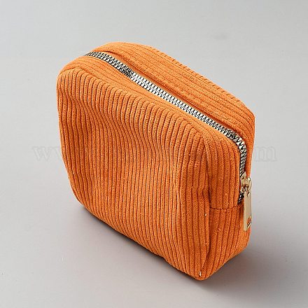 Косметички из вельветовой ткани на молнии AJEW-WH20017-50C-1