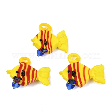 Подвески лэмпворк ручной работы LAMP-G162-01G-1