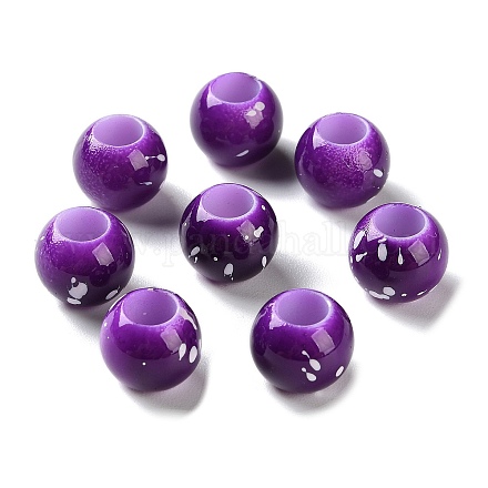 Европейские бусины из АБС-пластика KY-G033-01B-07-1