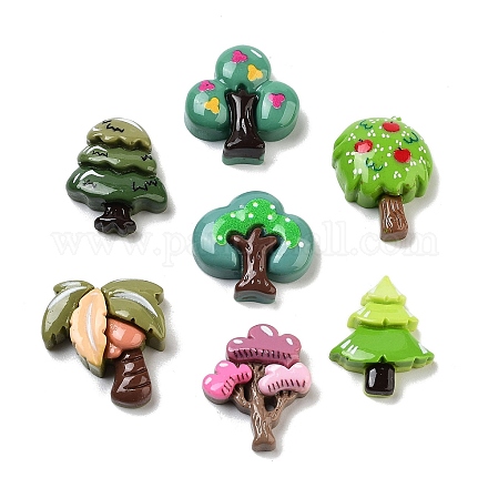 Симпатичные кабошоны из непрозрачной смолы для декодирования RESI-S02-03-1