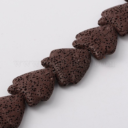 Brins de perles de roche de lave synthétique de poissons tropicaux G-N0107-10-1