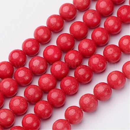 Mashan naturale fili di perle di giada G-K151-12mm-16-1
