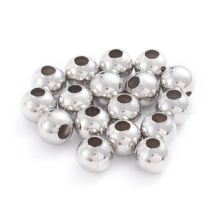 304 Stainless Steel Beads STAS-G230-P07-1