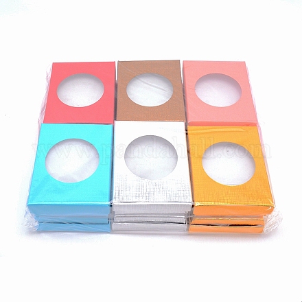 Cajas de joyería de cartón CBOX-WH0006-05-1