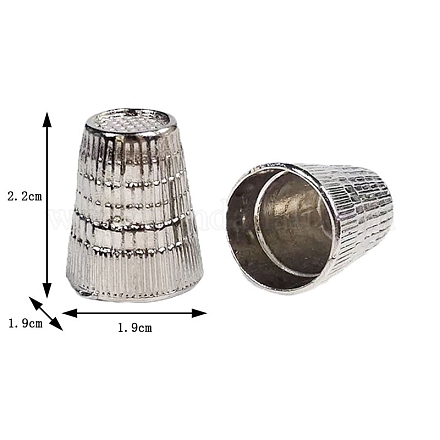 Cone Zinc Alloy Sewing Thimbles PW-WG46704-02-1