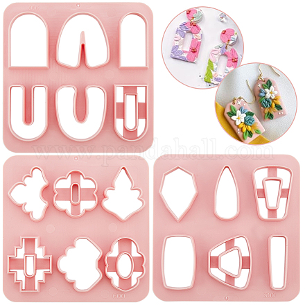 3шт 3 стиля АБС-пластиковые инструменты для пластилина DIY-SC0025-44-1