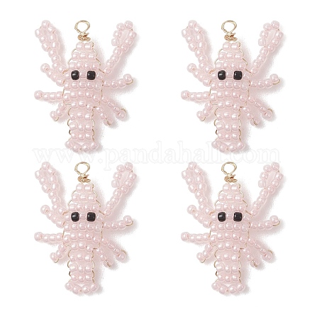 Стеклянные подвески из бисера&nbsp;PALLOY-MZ01254-02-1