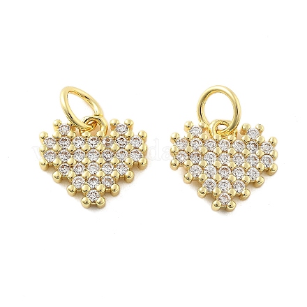 Латунные микро проложить кубического циркония подвески KK-C092-24K-G-1