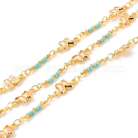 Handgefertigte Perlenketten aus Messing CHC-C019-12-1
