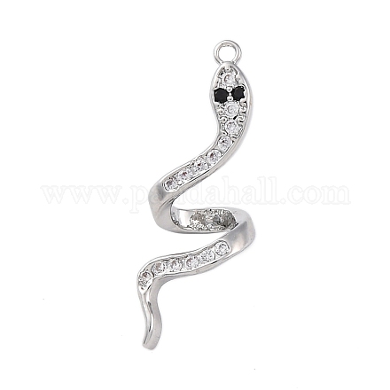 Латунные микро проложить кубического циркония подвески KK-P289-12P-1