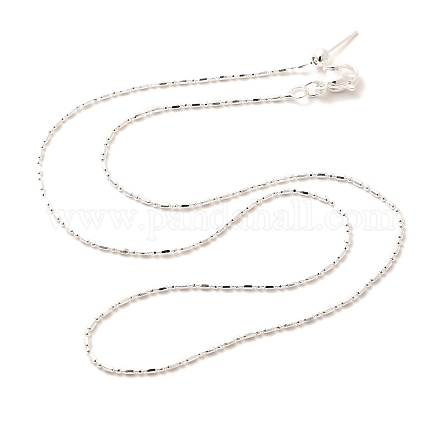 1 мм стойка покрытие латунная цепочка-столбец регулируемые слайдер ожерелья для женщин мужчин MAK-L044-54S-1