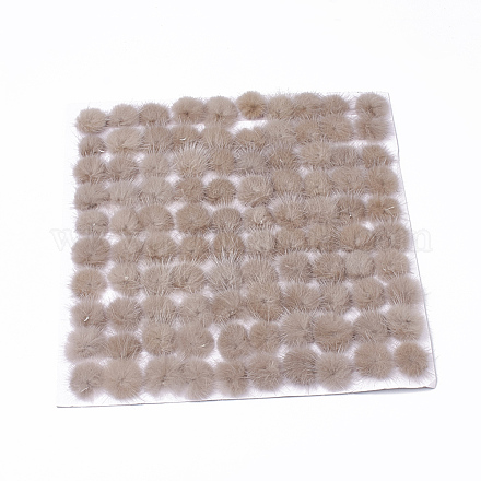 Decorazione palla di pelliccia di visone sintetico X-FIND-S267-2.5cm-10-1