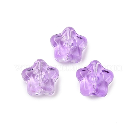 Прозрачные стеклянные бусины DGLA-E004-12M-1