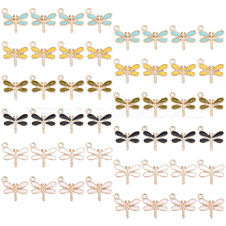 SUNNYCLUE Light Gold Plated Alloy Charms ENAM-SC0001-58LG-1
