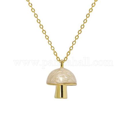 925 ожерелье с подвеской в виде грибов с эмалью из стерлингового серебра JN1086B-1