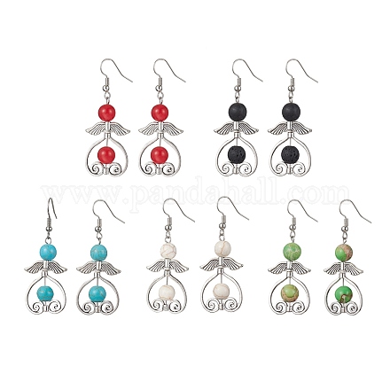 5 пара 5 стилей EJEW-JE05550-S-1