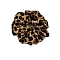 Cloth Hair Ties, Hair Accessories for Women & Girls, Leopard Print, Peru, 150mm