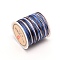 Chinlon Cord, Round, Dark Blue, 0.08cm, 50m/roll