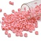 TOHO 3/0 Round Beads, Japanese Seed Beads, (145F) Ceylon Frost Innocent Pink, 5.5mm, Hole: 1.9mm, about 300pcs/50g