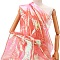 10M Laser Polyester Fabric, Garment Accessories, Tomato, 1500mm