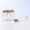 Empty Small Glass Cork Bottles, Wishing Bottle, Clear, 3x6cm, Capacity: 10ml(0.34 fl. oz)