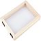 Wooden Paper Making, Papermaking Mould Frame, Screen Tools, for DIY Paper Craft, BurlyWood, 18x12.7x2.3cm